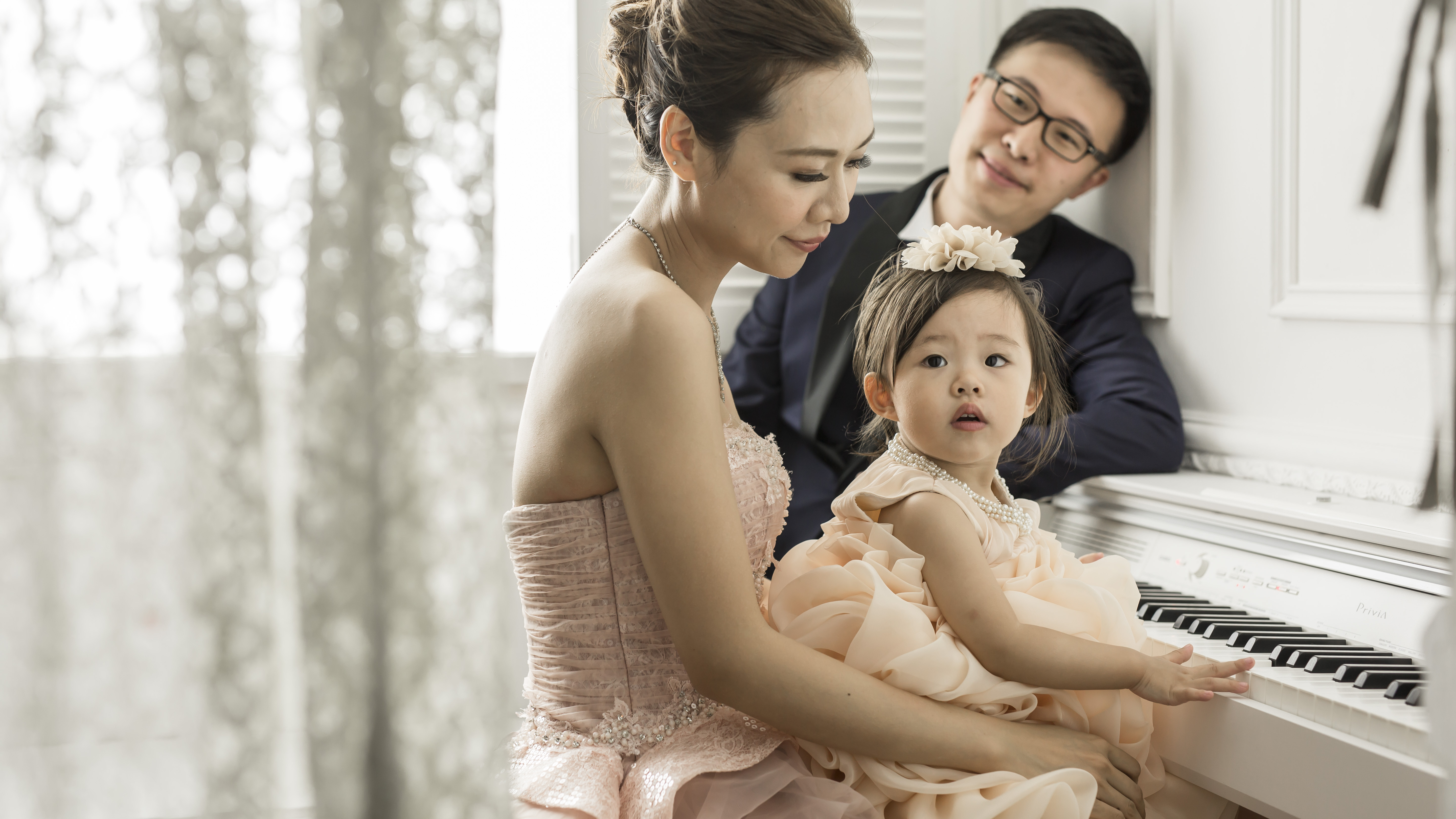 Newborn having skin to skin time with daddy.